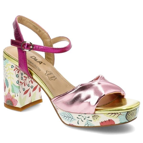 Różowe Sandały S.Barski Eleganckie Obuwie Damskie. Czerwone sandały S.BARSKI, bez wzorów, eleganckie, bez obcasa, na obcasie, bez zapięcia. Za 189.00 zł.