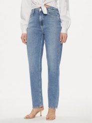 Guess Jeansy W4RA21 D5912 Niebieski Regular Fit. Niebieskie jeansy Guess, z aplikacjami. Za 299.99 zł.