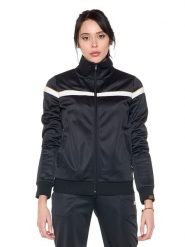 Bluza z zamek błyskawiczny na trening na co dzień. Czarne bluzy LEONE 1947 APPAREL, xl, bez wzorów, bez kaptura. Za 328.38 zł.