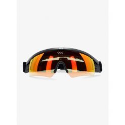 Okulary na narty biegowe GOG Cortina - matt black/polychromatic red. Czarne okulary przeciwsłoneczne GOG, bez wzorów, sportowe. Za 125.99 zł.