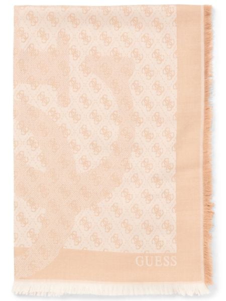 GUESS Damski tkany szalik Kobiety brązowy wzorzysty, ONE SIZE. Brązowe szaliki Guess, z aplikacjami, z tkaniny, eleganckie. Za 229.95 zł.