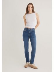 MAVI Dżinsy - Skinny fit - w kolorze niebieskim rozmiar: W32/L34. Niebieskie jeansy Mavi, l, bez wzorów, z podwyższonym stanem. Za 114.95 zł.