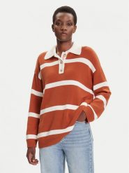 Gant Sweter 4805341 Brązowy Relaxed Fit. Brązowe swetry GANT, xs, bez wzorów, z bawełny, bez ramiączek. Za 839.99 zł.