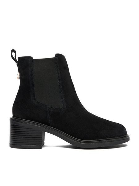 Lasocki Sztyblety CEO-WI23-T-735-02 Czarny. Czarne botki Lasocki, bez wzorów, ze skóry, bez obcasa, na słupku, bez zapięcia. Za 279.99 zł.