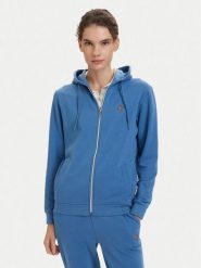 Beverly Hills Polo Club Bluza P-SS26W-F546540 Niebieski Regular Fit. Niebieskie bluzy Beverly Hills Polo Club, xs, bez wzorów, z syntetyku, bez kaptura. Za 279.99 zł.