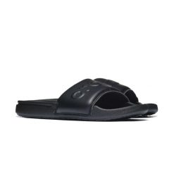 Damskie klapki Crocs Crocs All Day Slide W 211430-001. Czarne klapki Crocs, bez wzorów, z materiału, z okrągłym noskiem, bez obcasa. Za 121.72 zł.