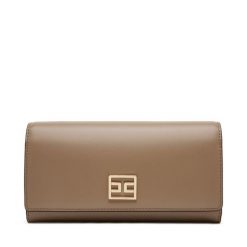 Duży Portfel Damski Elisabetta Franchi. Brązowe portfele Elisabetta Franchi, bez wzorów. Za 1,139.00 zł.
