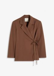 Żakiet oversize. Czarne marynarki i żakiety bonprix, bez wzorów. Za 189.99 zł.