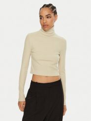 Calvin Klein Jeans Golf J20J224196 Zielony Regular Fit. Zielone golfy Calvin Klein Jeans, xxl, bez wzorów, z bawełny, bez ramiączek. Za 139.99 zł.