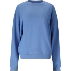 Bluza damska Athlecia Crecy. Niebieskie bluzy Athlecia, bez wzorów, z materiału, bez kaptura. Za 197.50 zł.