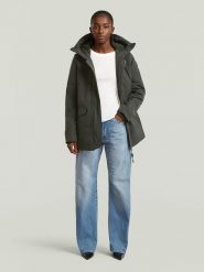 G-Star Parka w kolorze antracytowym rozmiar: L. Czarne parki G-Star, l, retro, bez kaptura. Za 734.95 zł.