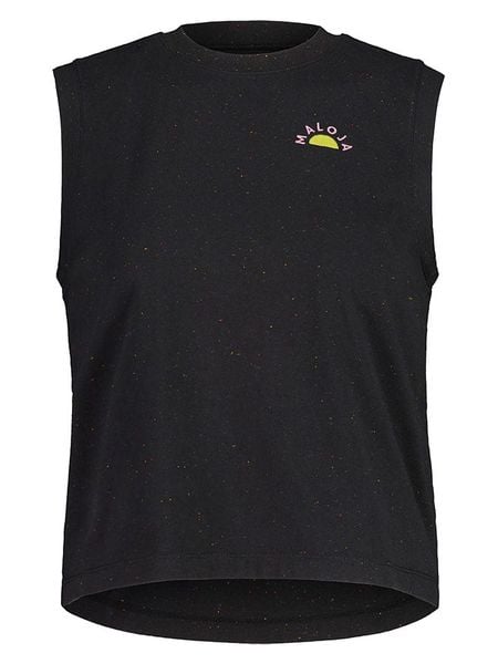 Maloja Top "KinabaluM." w kolorze czarnym rozmiar: XL. Czarne topy Maloja, xl, bez wzorów, z bawełny, bez kołnierzyka, bez ramiączek. Za 154.95 zł.