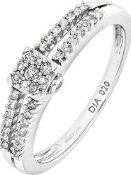 Rinani Złoty pierścionek z diamentami rozmiar: 56. Szare pierścionki Rinani, z diamentem, złote. Za 2,805.99 zł.