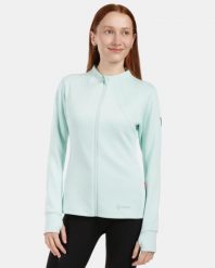 Damska bluza sportowa bez kaptura Kilpi LAJEN-W. Zielone bluzy Kilpi, bez wzorów, z materiału, bez kaptura. Za 473.69 zł.