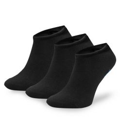 Skarpety krótkie Reebok. Czarne skarpety Reebok, bez wzorów. Za 29.99 zł.