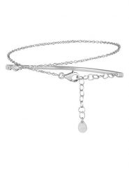 DI GIORGIO Srebrna bransoletka z elementem ozdobnym rozmiar: onesize. Szare bransoletki DI GIORGIO, z cyrkonią, srebrne. Za 170.07 zł.