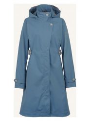Finside Trencz "Takki" w kolorze błękitnym rozmiar: 34. Niebieskie płaszcze Finside, bez wzorów, bez kaptura. Za 506.32 zł.