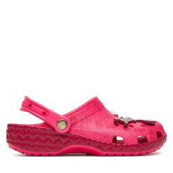 Klapki Crocs. Czerwone klapki Crocs, bez wzorów, bez obcasa. Za 319.99 zł.