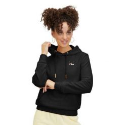 Damska Bluza Z Kapturem Bruchsal. Czarne bluzy Fila, s, bez wzorów, z bawełny, z kapturem. Za 348.99 zł.