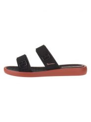 Ipanema Klapki "Nueva" w kolorze jasnobrązowo-czarnym rozmiar: 38. Brązowe klapki Ipanema, bez wzorów, z otwartym noskiem, bez obcasa. Za 82.83 zł.