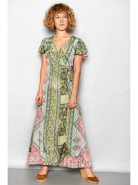 H.H.G. Sukienka ze wzorem rozmiar: L. Sukienki H.H.G., l, bez wzorów, bez kołnierzyka, bez ramiączek, maxi. Za 83.45 zł.