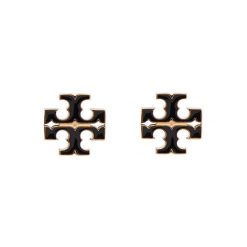 Kolczyki Tory Burch. Czarne kolczyki Tory Burch. Za 544.99 zł.