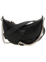 Guess Torebka w kolorze czarnym - 20 x 16 x 4 cm rozmiar: onesize. Czarne torby na ramię Guess, z aplikacjami, z materiału, na ramię, bez dodatków. Za 338.21 zł.