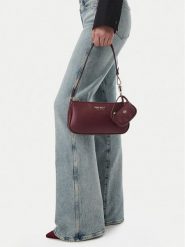 Nine West Torebka CEO-VELVET CHARM-LA374-4788 Bordowy. Czerwone torebki klasyczne Nine West, bez wzorów, ze skóry, bez dodatków. Za 169.99 zł.
