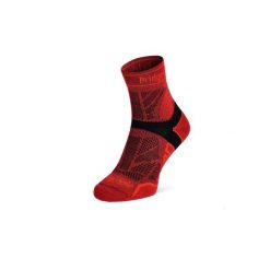 Skarpety biegowe Bridgedale Ultra Lt T2 Merino Sport 3/4 Crew. Czerwone skarpety Bridgedale, bez wzorów. Za 95.24 zł.