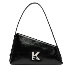 Torebka Karl Lagerfeld Jeans. Czarne torebki klasyczne Karl Lagerfeld Jeans, bez wzorów, z jeansu, bez dodatków. Za 879.99 zł.