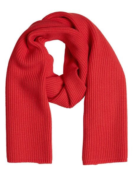 MOSS COPENHAGEN Szal "Rachelle" w kolorze czerwonym rozmiar: onesize. Czerwone szaliki Moss Copenhagen, bez wzorów, z materiału. Za 125.85 zł.