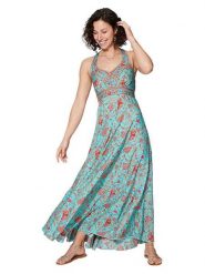 Ipanima Sukienka w kolorze turkusowym rozmiar: 38/40. Niebieskie sukienki Ipanima, na co dzień, bez wzorów, bez kołnierzyka, bez ramiączek, maxi, proste. Za 78.99 zł.