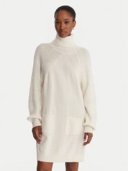 Liu Jo Sukienka dzianinowa MF5063 MS009 Écru Regular Fit. Sukienki Liu Jo, xs, bez wzorów, z dzianiny, bez kołnierzyka, bez ramiączek. Za 769.99 zł.