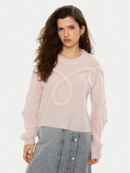 Munthe Sweter Sakira 244160724472 Różowy Relaxed Fit. Czerwone swetry Munthe, bez wzorów, z syntetyku, bez ramiączek. Za 759.99 zł.