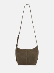 Liebeskind Berlin Skórzana torebka "Demi" w kolorze khaki - 19 x 20 x 10 cm rozmiar: onesize. Brązowe torby na ramię Liebeskind Berlin, bez wzorów, z materiału, na ramię, bez dodatków. Za 459.04 zł.