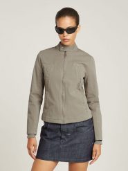 G-Star Kurtka przejściowa w kolorze khaki rozmiar: S. Brązowe kurtki G-Star, s, bez wzorów, z bawełny, bez kaptura. Za 274.95 zł.