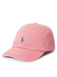 Polo Ralph Lauren Czapka z daszkiem 211912843064 Różowy. Czerwone czapki Polo Ralph Lauren, bez wzorów, z bawełny. Za 259.99 zł.