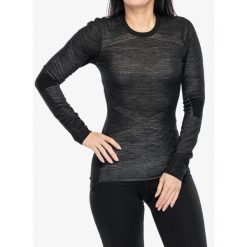 Bluza termoaktywna damska Smartwool Intraknit Merino 200 Crew. Czarne bluzy Smartwool, s, bez wzorów, bez kaptura. Za 419.99 zł.