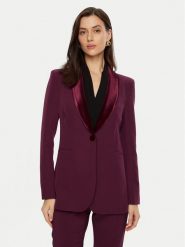 Rinascimento Marynarka CFC0121905003 Bordowy Regular Fit. Czerwone marynarki i żakiety Rinascimento, s, bez wzorów, z syntetyku. Za 349.99 zł.