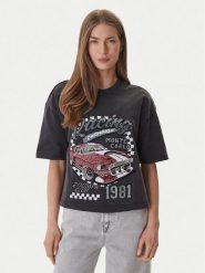 Guess T-Shirt W6GI20 K3133 Szary Relaxed Fit. Szare t-shirty Guess, xl, z aplikacjami, z bawełny, bez kołnierzyka, bez ramiączek. Za 349.99 zł.