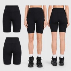 SPODENKI DAMSKIE 4F LEGGINSY KRÓTKIE KOLARKI KRÓTKIE KOLOR CZARNY. Czarne legginsy 4f, l, bez wzorów, z materiału, krótkie. Za 99.99 zł.