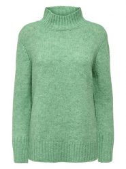 ONLY Sweter w kolorze zielonym rozmiar: M. Zielone swetry Only, m, bez wzorów, bez ramiączek. Za 92.42 zł.