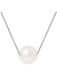 Pearline Srebrny naszyjnik z perłą - dł. 42 cm rozmiar: onesize. Szare naszyjniki Pearline, z perłą, srebrne. Za 202.98 zł.