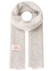 Zwillingsherz Szal w kolorze jasnoszarym z dodatkiem wełny - 200 x 30 cm rozmiar: onesize. Szare szaliki Zwillingsherz, bez wzorów, z materiału. Za 170.87 zł.