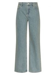 MOSS COPENHAGEN Dżinsy - Regular fit - w kolorze błękitnym rozmiar: XS. Niebieskie jeansy Moss Copenhagen, xs, z aplikacjami, z podwyższonym stanem. Za 254.95 zł.