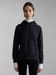 Napapijri Bluza "Nina" w kolorze czarnym rozmiar: XS. Czarne bluzy Napapijri, xs, bez wzorów, z bawełny, z kapturem. Za 96.83 zł.
