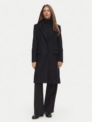 BOSS Płaszcz wełniany Classin1 50574982 Granatowy Regular Fit. Niebieskie płaszcze Boss, na zimę, bez wzorów, z wełny, bez kaptura. Za 2,399.00 zł.
