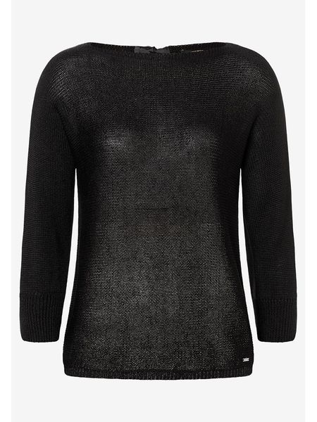 More & More Sweter w kolorze czarnym rozmiar: 36. Czarne swetry More & More, bez wzorów, ze splotem, bez ramiączek. Za 94.95 zł.