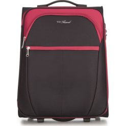 Walizka kabinowa V25-3S-231-15. Czarne walizki Wittchen, bez wzorów, małe. Za 139.90 zł.