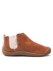 Keen Sztyblety Mosey Chelsea Leather 1026826 Brązowy. Brązowe botki Keen, bez wzorów, z nubiku, bez obcasa, na płaskiej podeszwie, bez zapięcia. Za 529.99 zł.